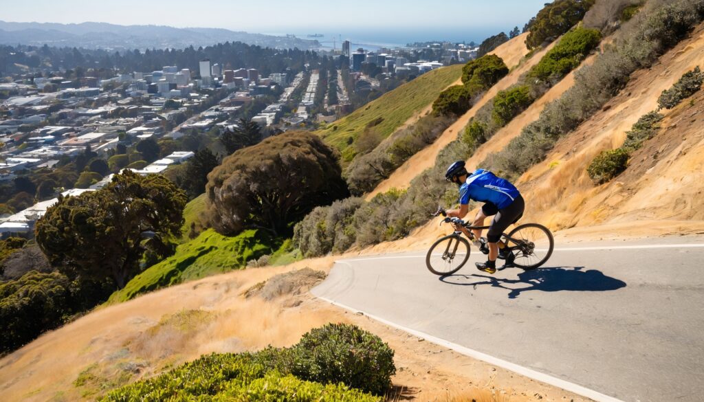 Un accidente de bicicleta en Oakland Hills suscita un debate sobre la seguridad ciclista 1